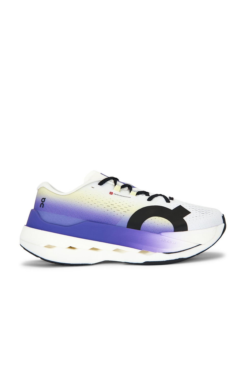 On Cloudboom Max in White & Juniper - Purple. 7 also .5, 8, 8.5, 9, 9.5, 10, 10.5, 11, 11.5