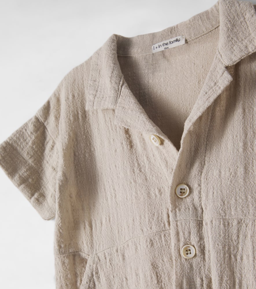 Baby Fonteta cotton muslin playsuit