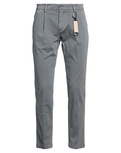 Man Pants Grey Size 32 Cotton, Elastane