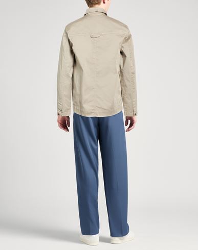 Man Jacket Khaki Size XL Cotton, Elastane