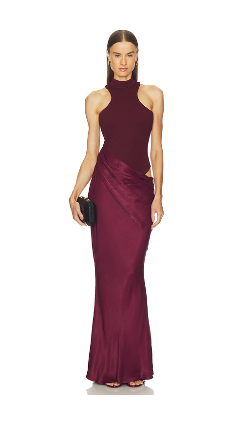 Camila Coelho Estrella Maxi Dress in Black. - S also in XXS