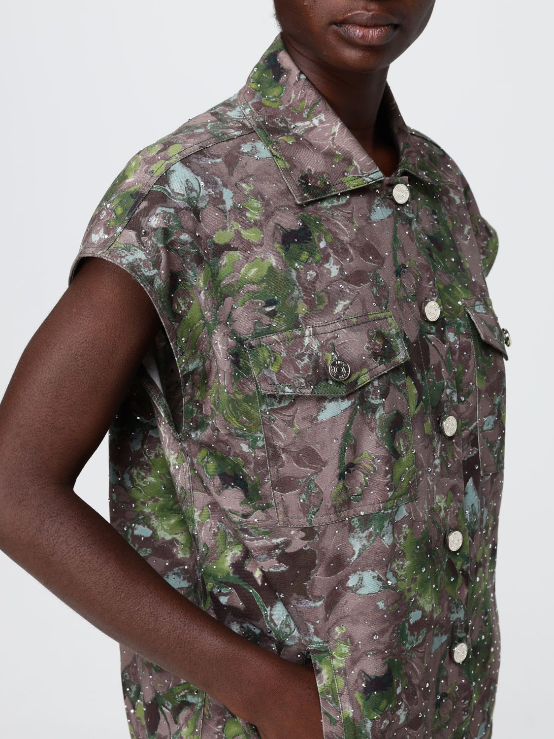 Waistcoat Woman color Green
