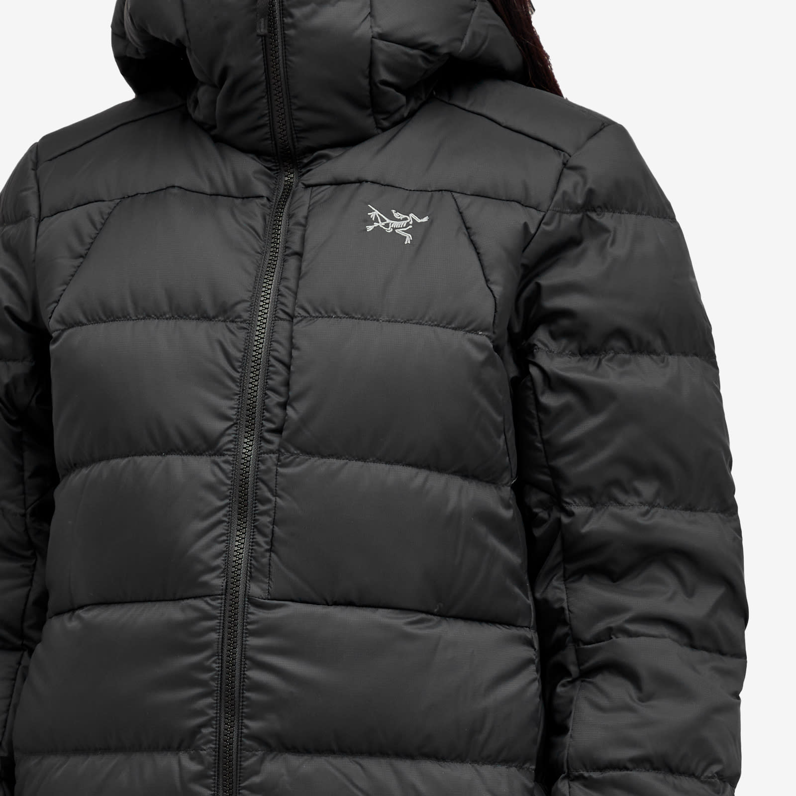 Women's Thorium Long Parka Jacket in Black