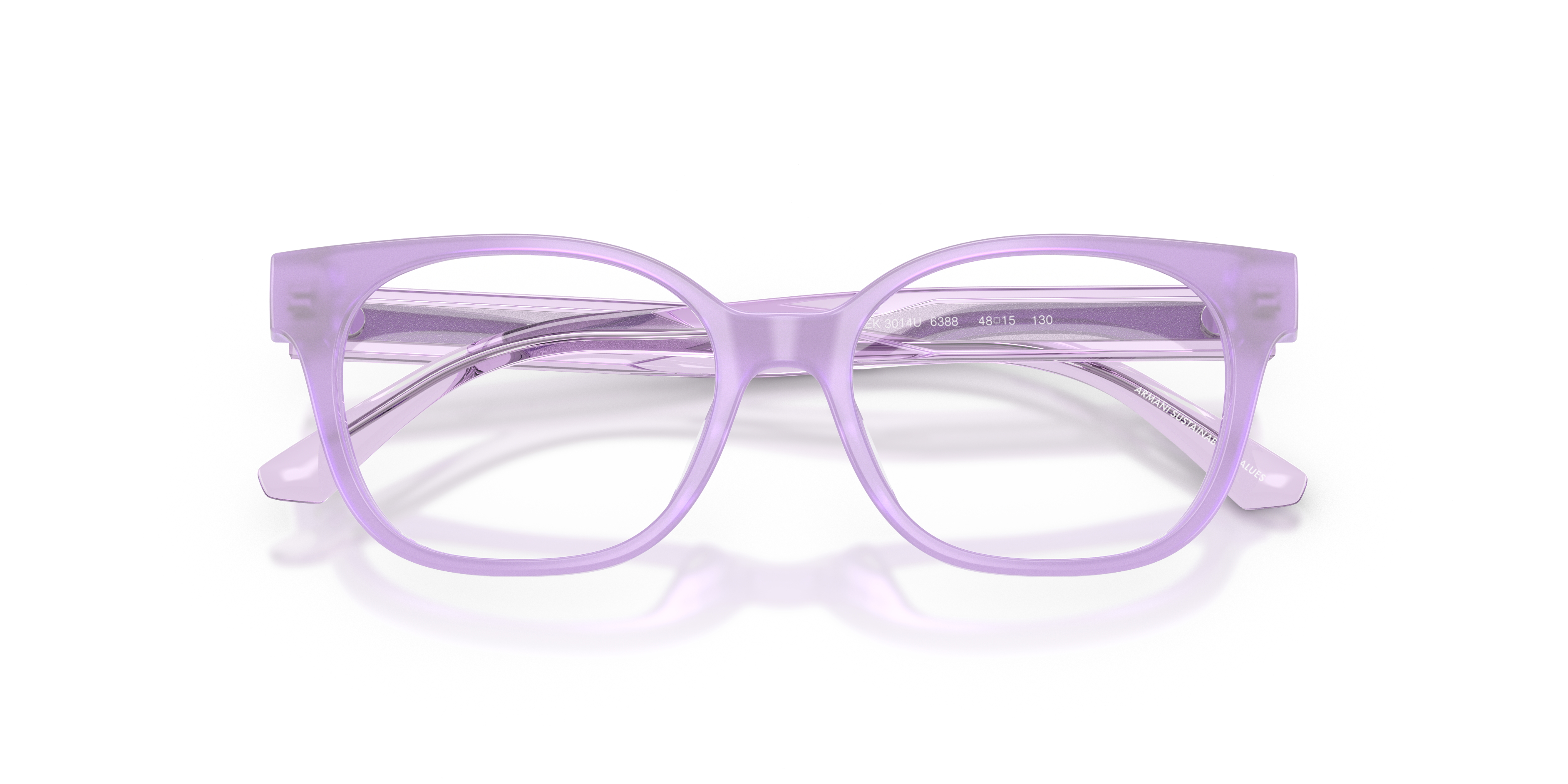 Emporio Armani Kid Emporio Armani EK3014U 6388 Optical frames Acetate Violet Transparent Cat Eye Norma