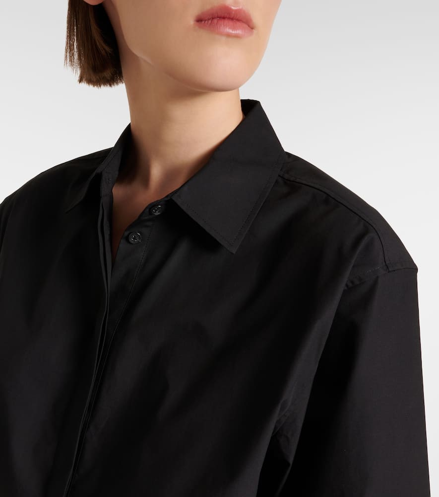 Toteme Cropped cotton shirt