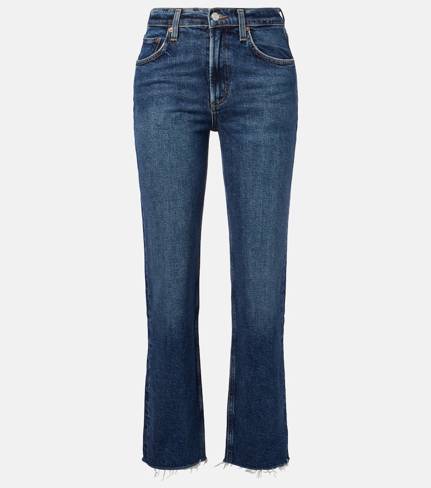 Valen mid-rise straight jeans