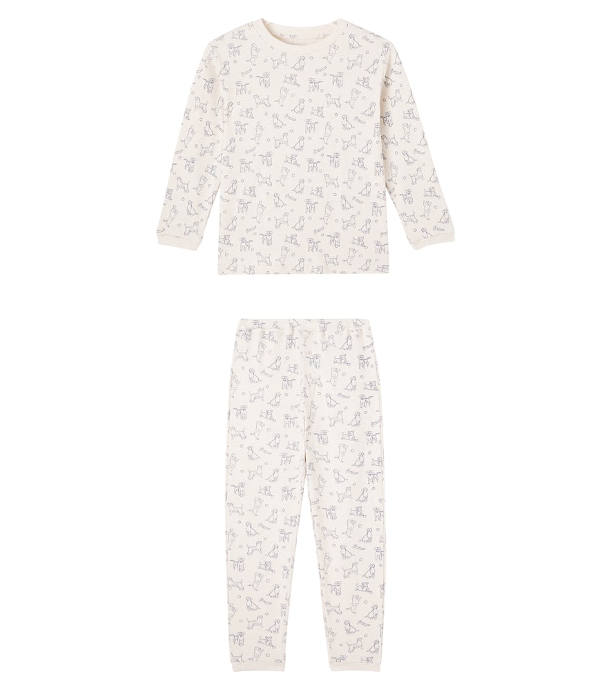 Planet printed cotton pajamas