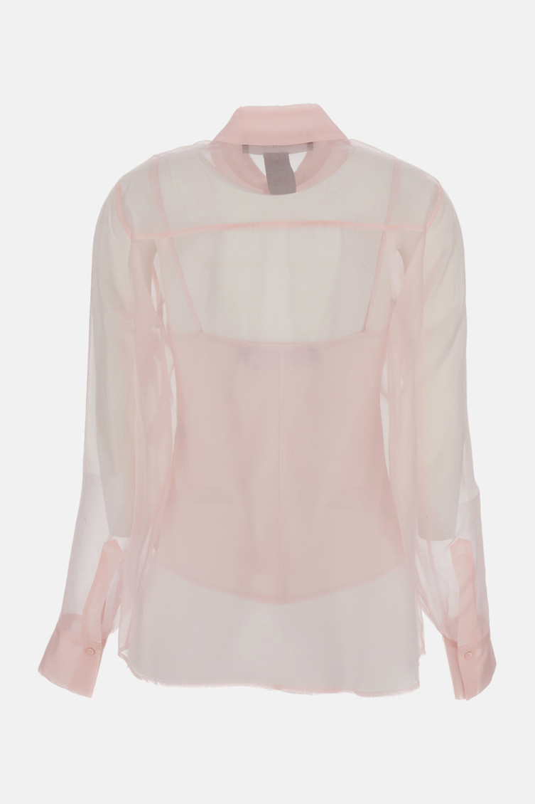 Light Pink Silk Shirt