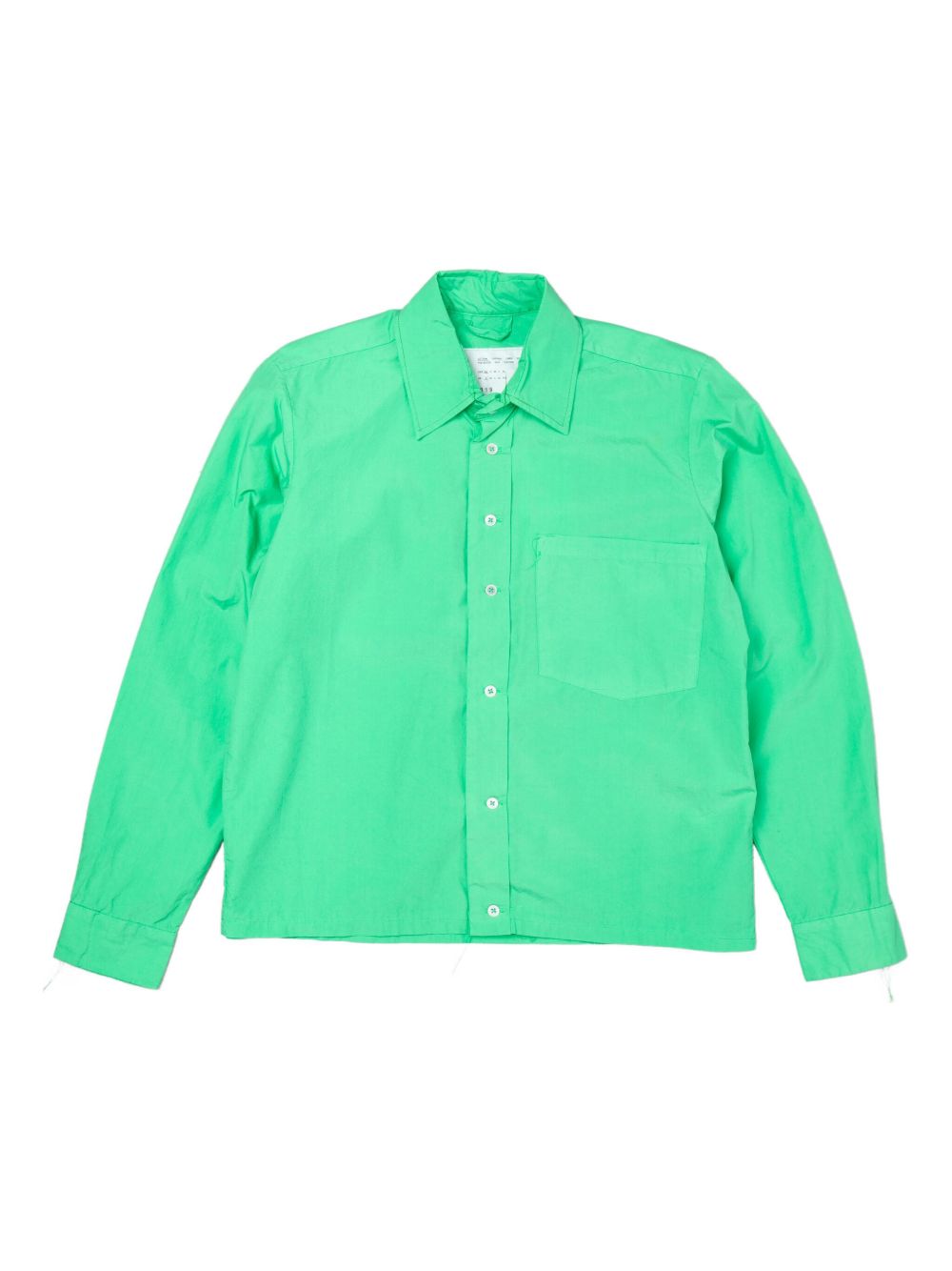 Long-sleeve pocket shirt - Green