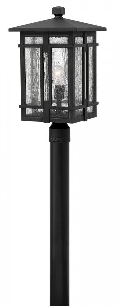 Museum Black LED Post Top Pier Mount from the Tucker Collection