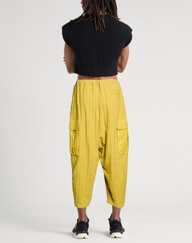 Man Pants Lime green Size 2 Ramie, Linen, Cotton, Cupro