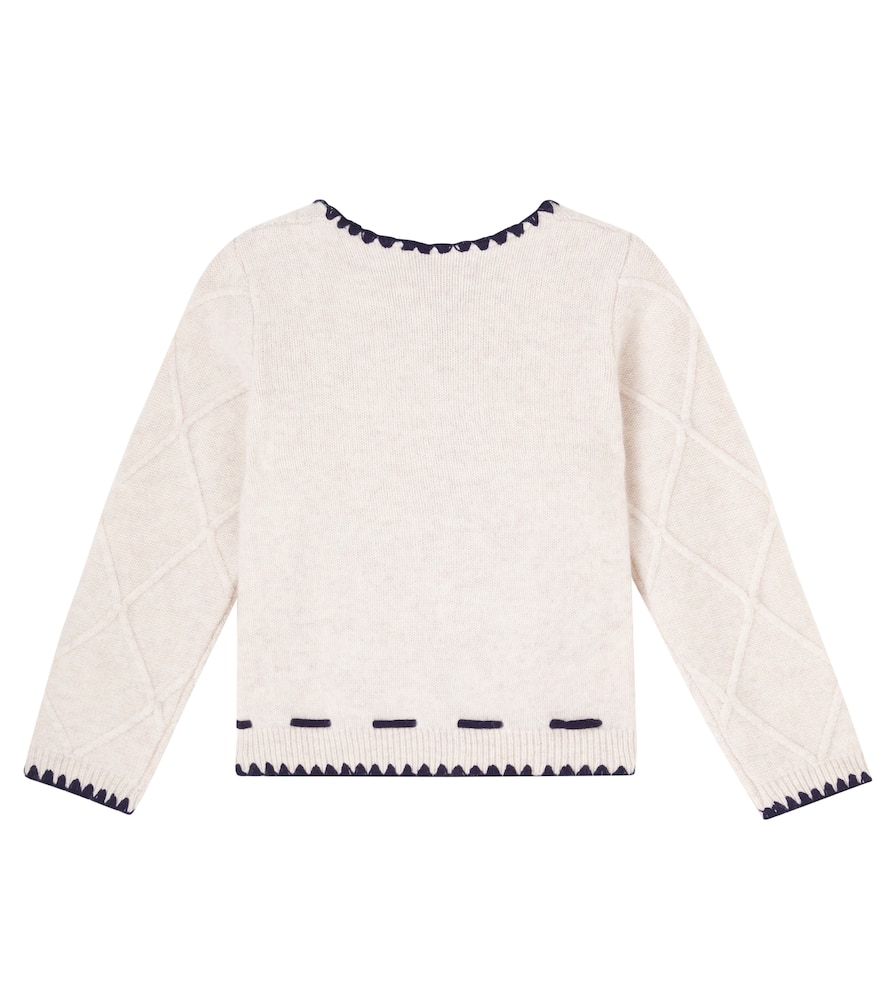 Konges Sløjd Iska embroidered wool cardigan