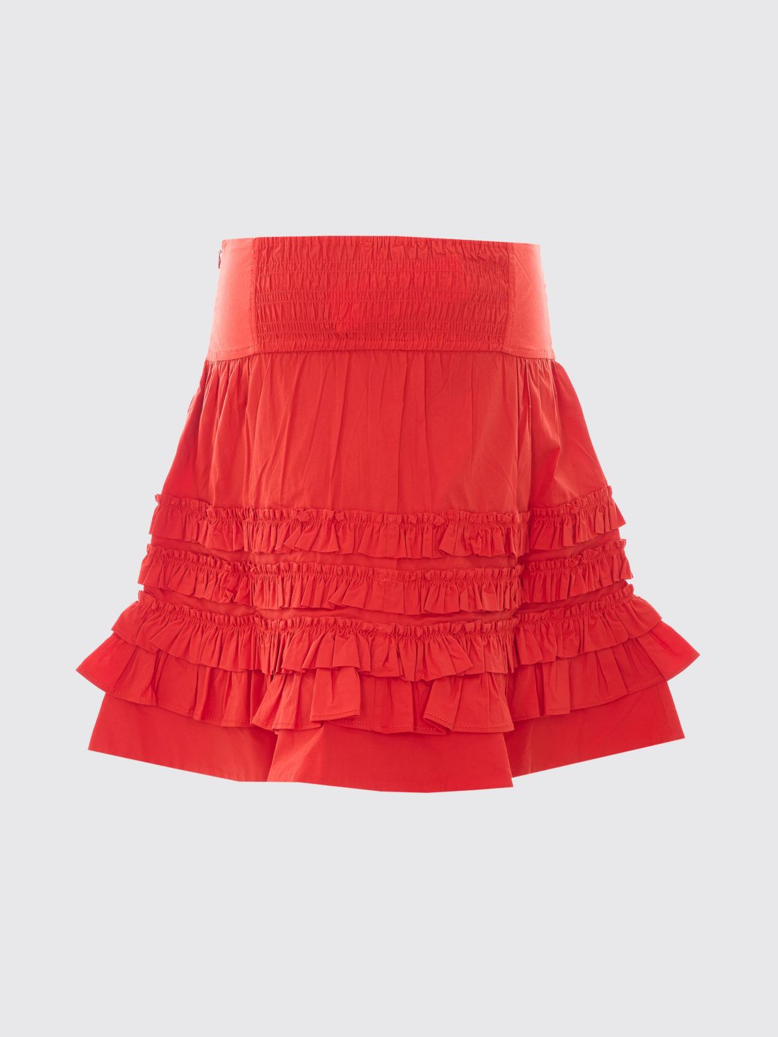 Skirt Woman color Red