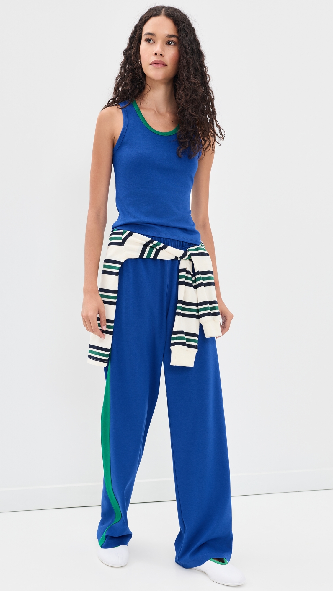 Ponte Track Pants ROYAL BLUE