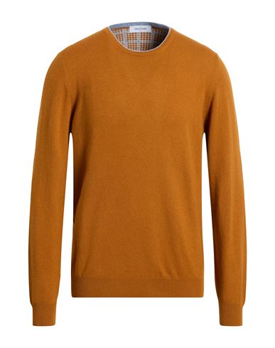 Man Sweater Camel Size 46 Wool, Cashmere, Viscose