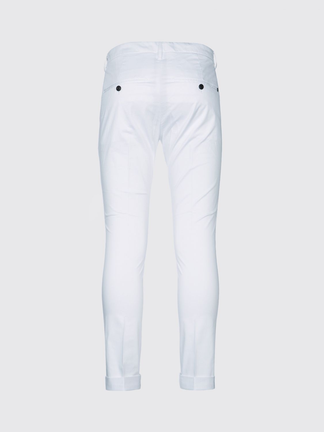 Pressed-crease four-pocket chinos - Neutrals