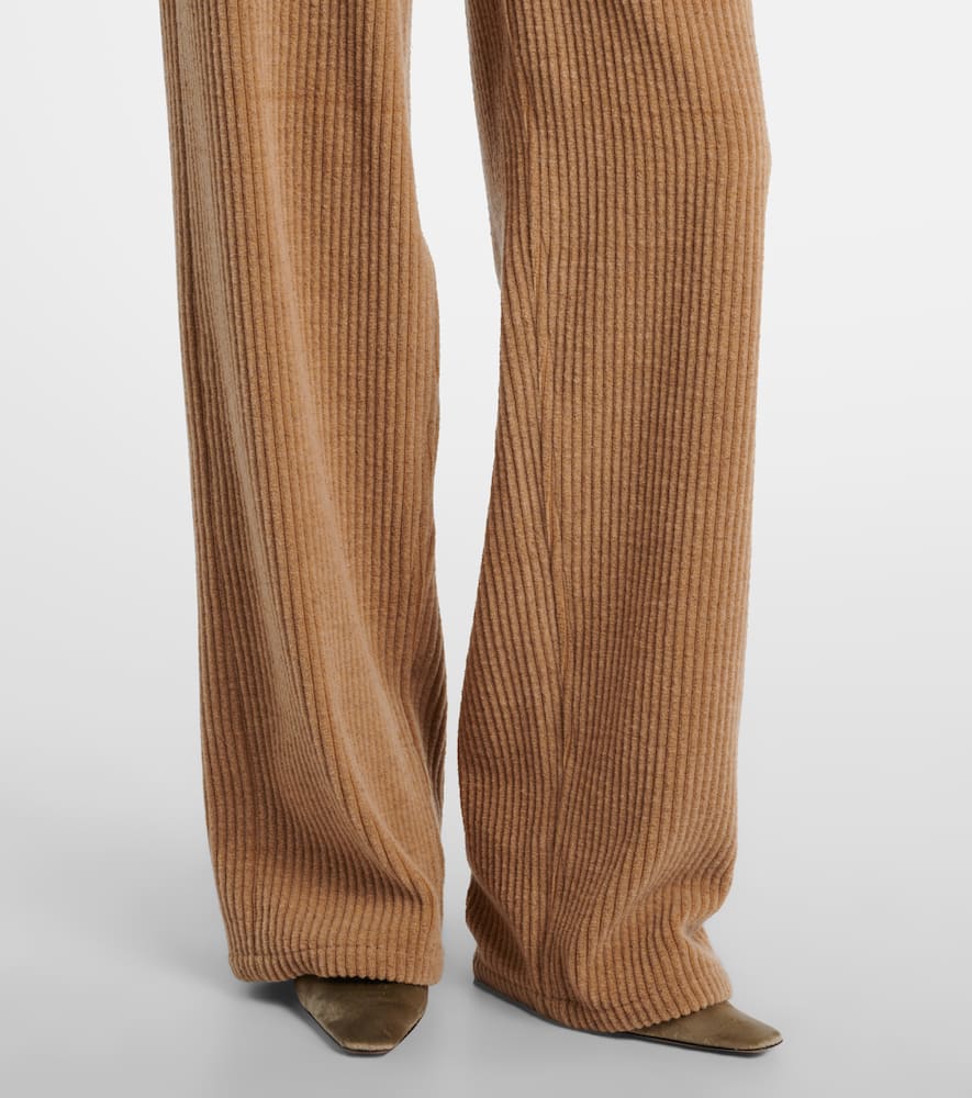 Clair high-rise corduroy straight pants
