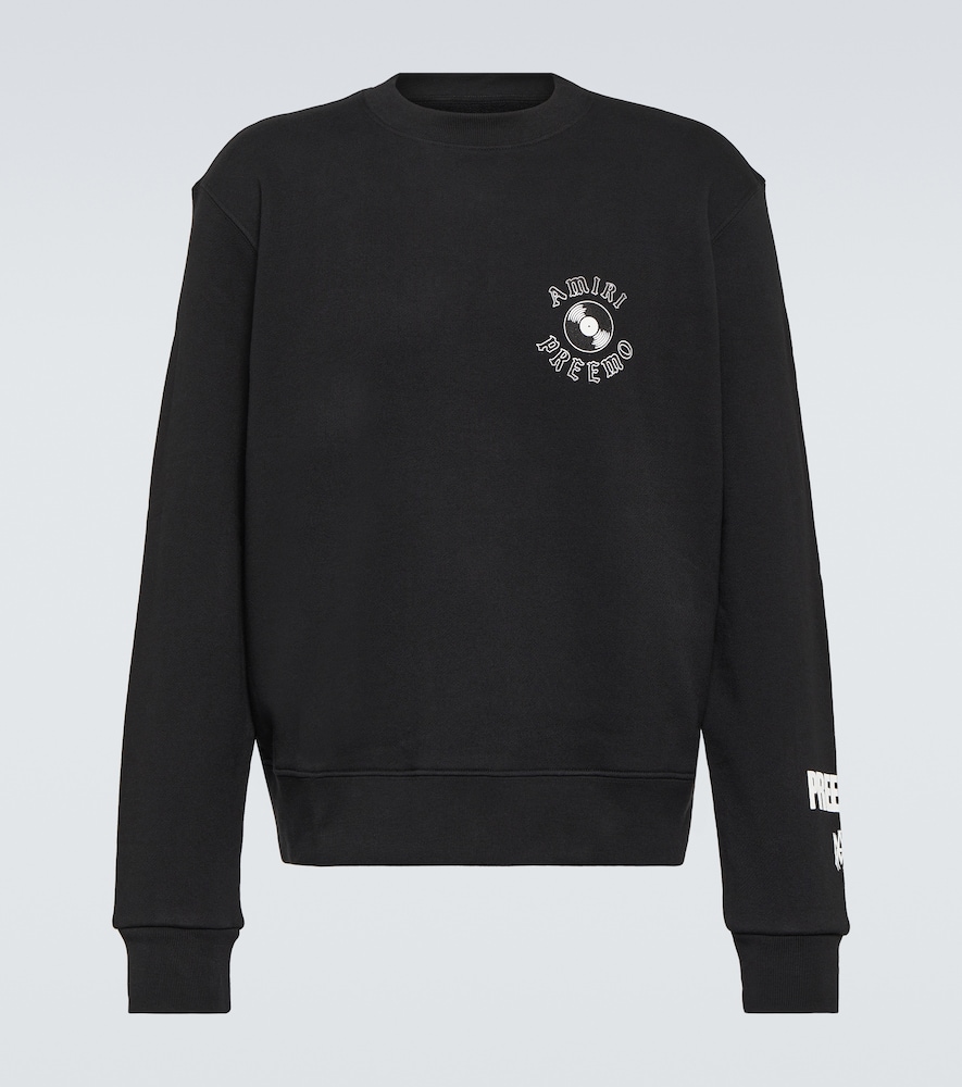 Printed cotton jersey sweatshirt