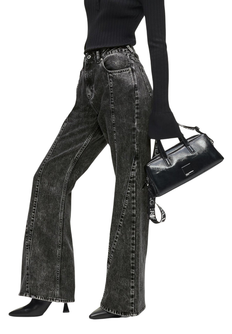 Black Loose High Rise Jeans
