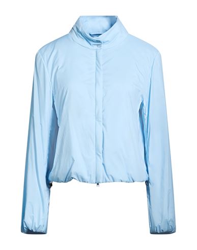Woman Jacket Light blue Size 10 Polyamide, Polyurethane coated