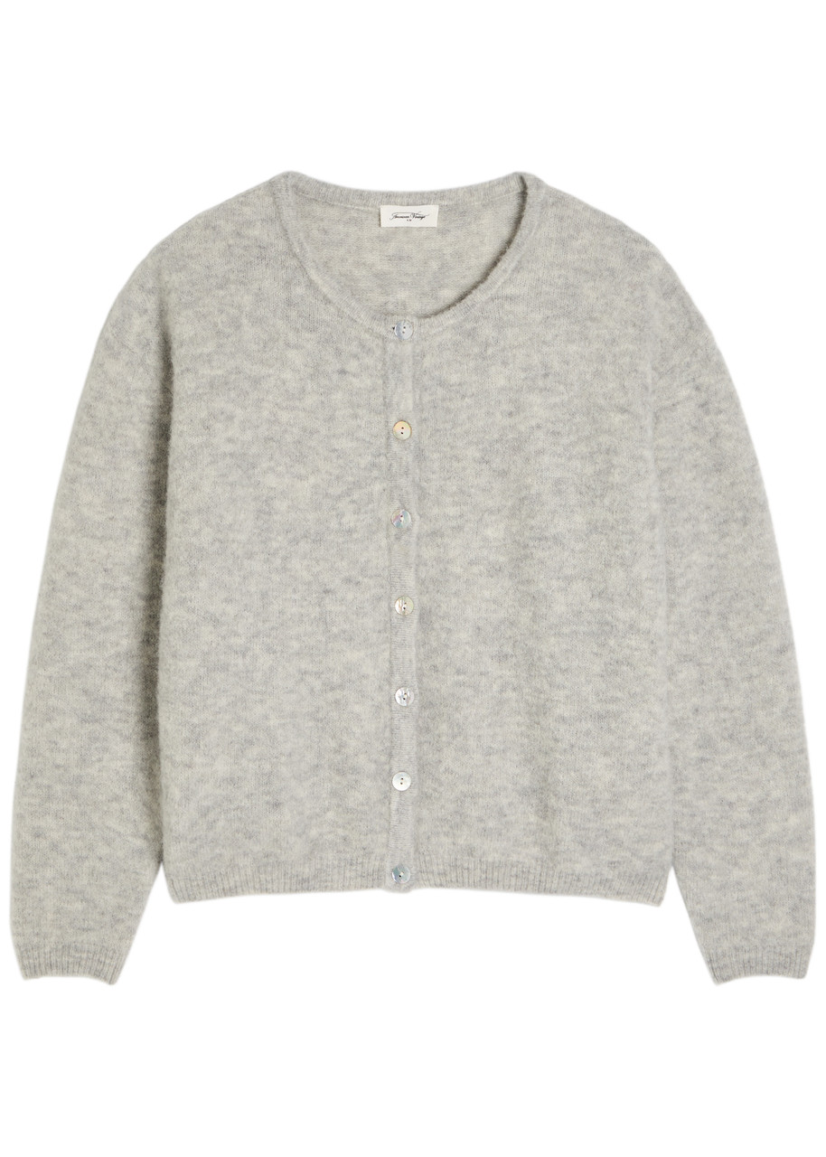 Vitow Brushed-knit Cardigan