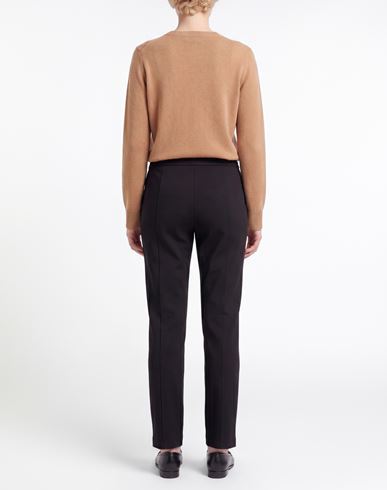 Woman Pants Black Size 12 Polyester, Elastane