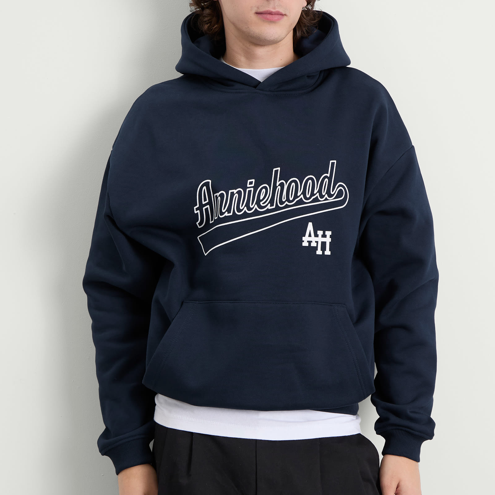 Men's Baseball Hoodie Navy