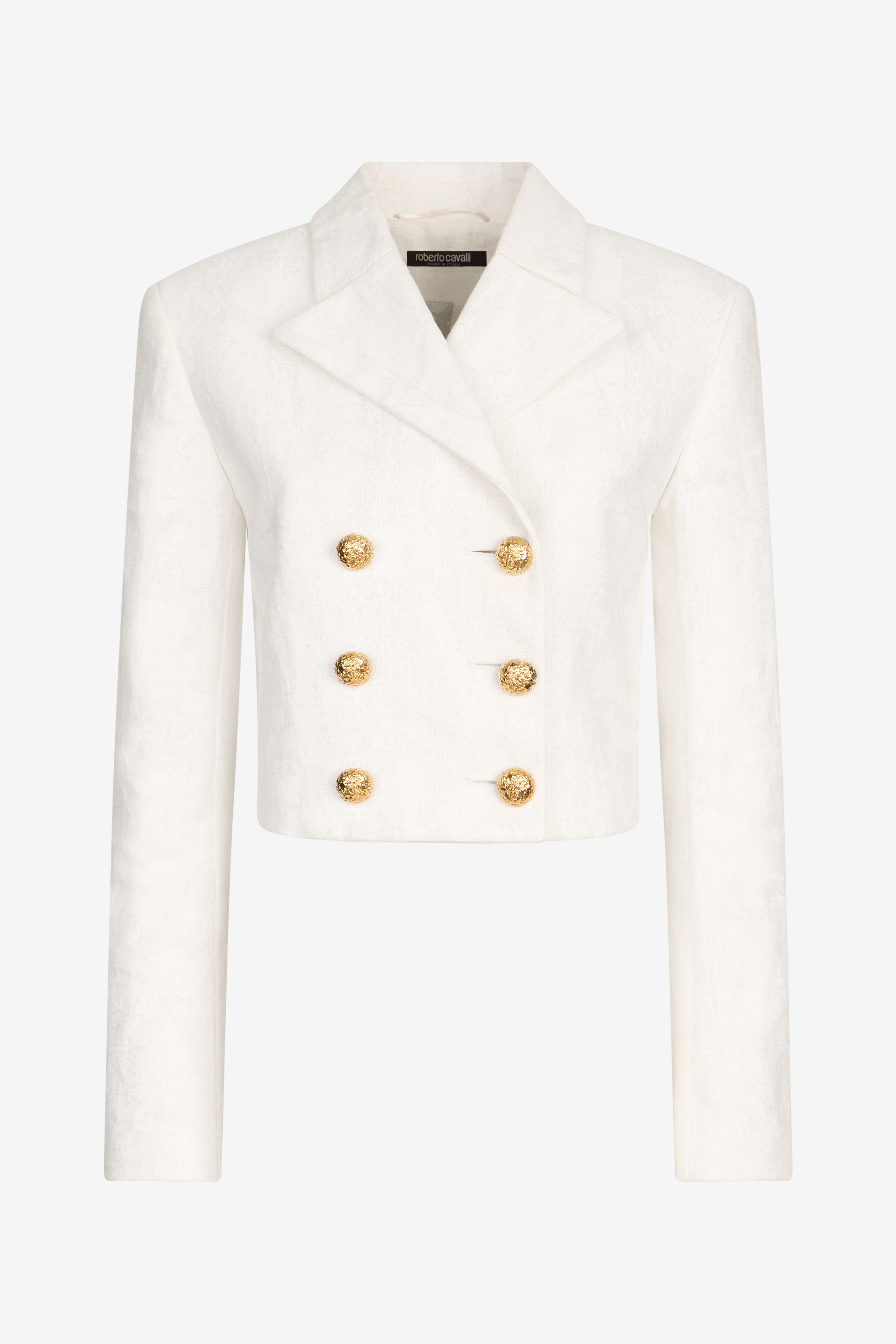 Wall Print Cropped Jacket