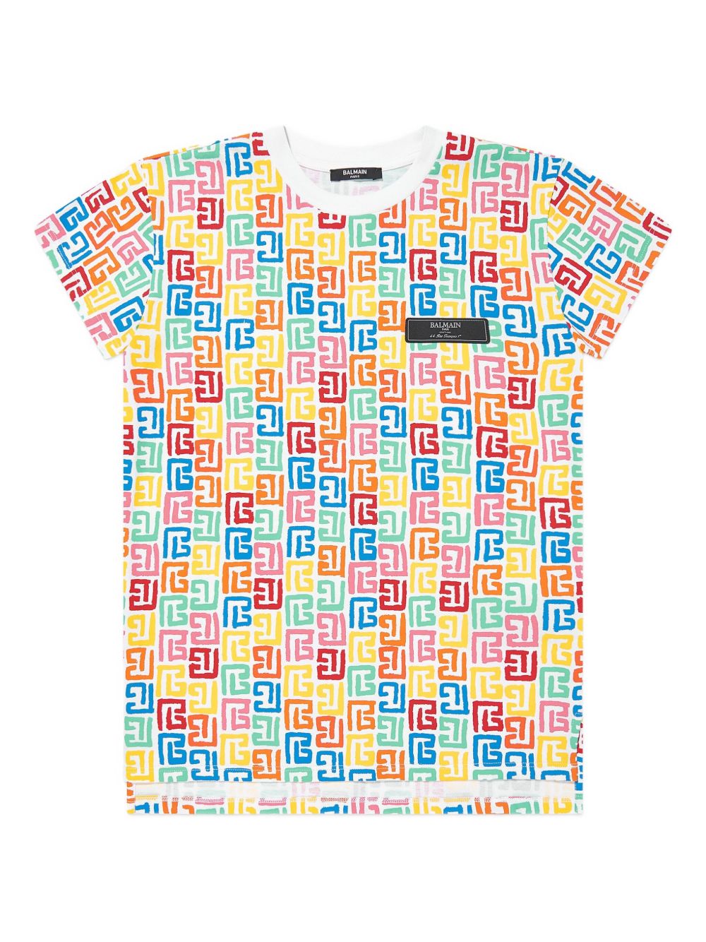 Balmain Kids logo-print T-shirt - White