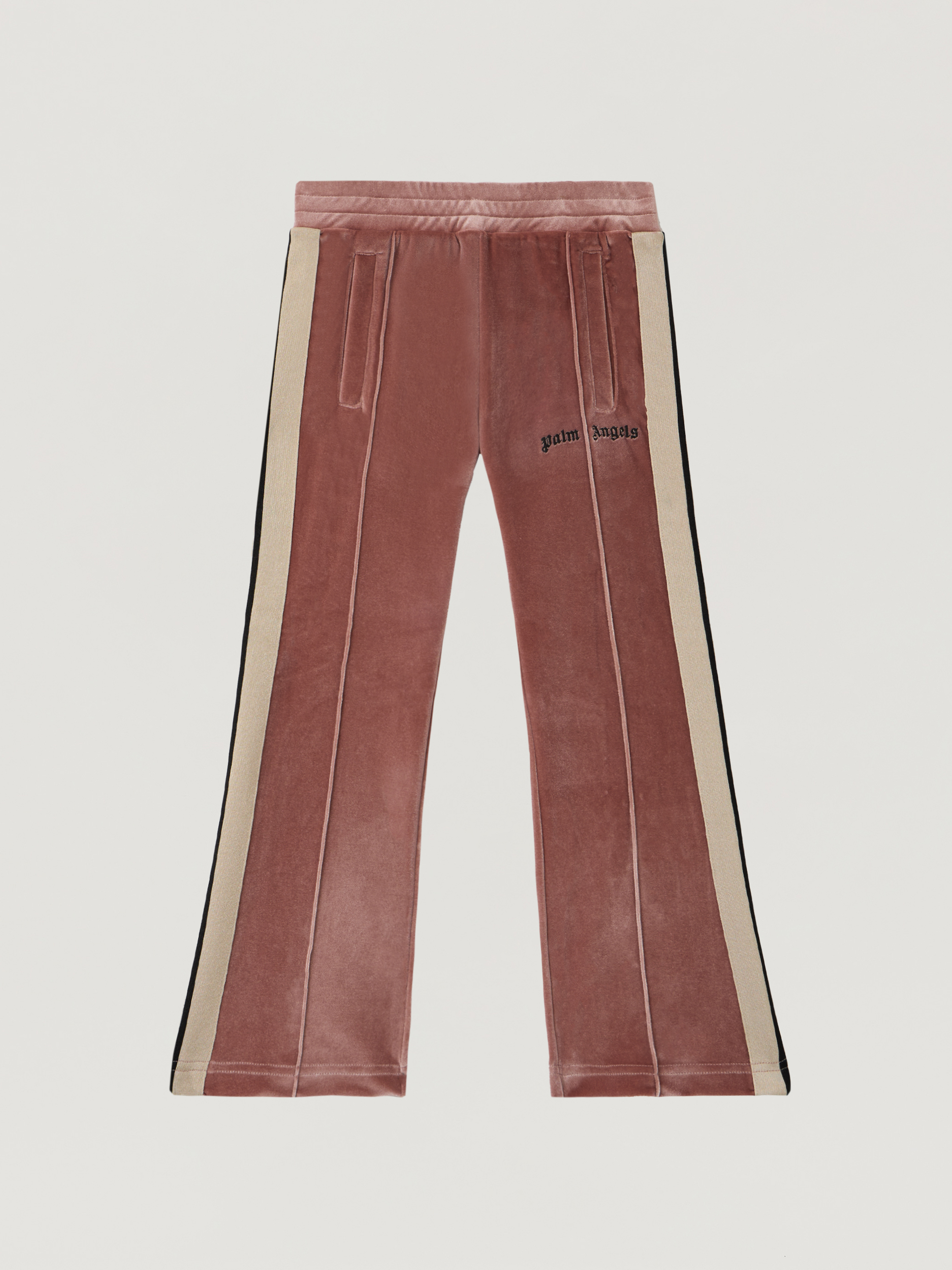Pa Chenille Track Flare Pant Kids  Antique Rose Black