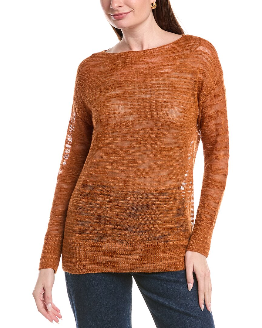 Dropped Shoulder Bateau Neck Sweater