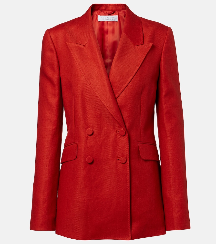 Angela linen twill blazer