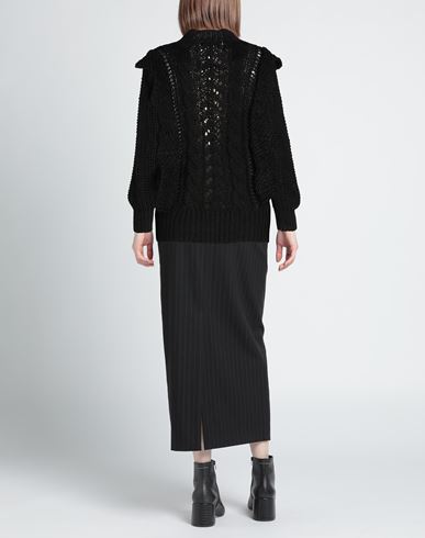 Woman Turtleneck Black Size ONESIZE Acrylic, Viscose, Wool, Alpaca wool
