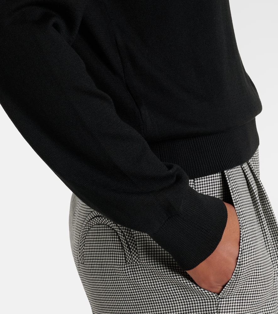Blazé Milano Alegria silk and cotton polo sweater