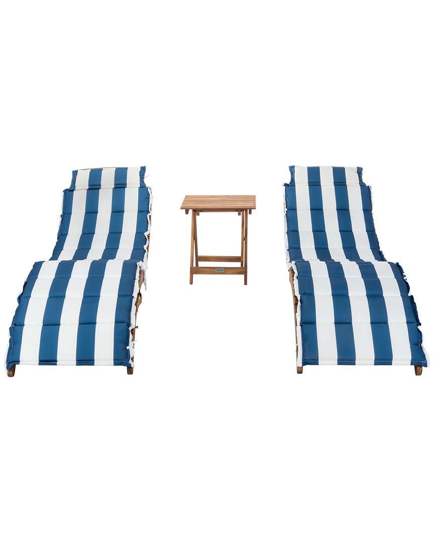 Safavieh Pacifica 3pc Outdoor Lounge Set