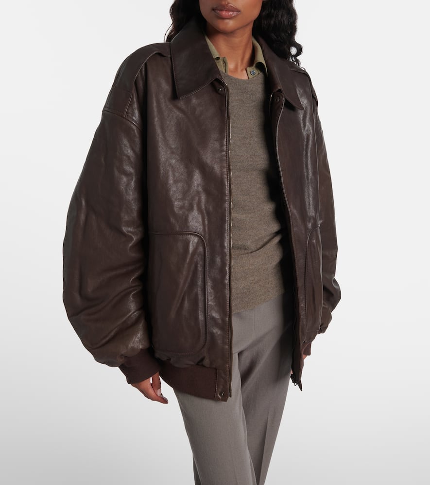 Johnson leather bomber jacket