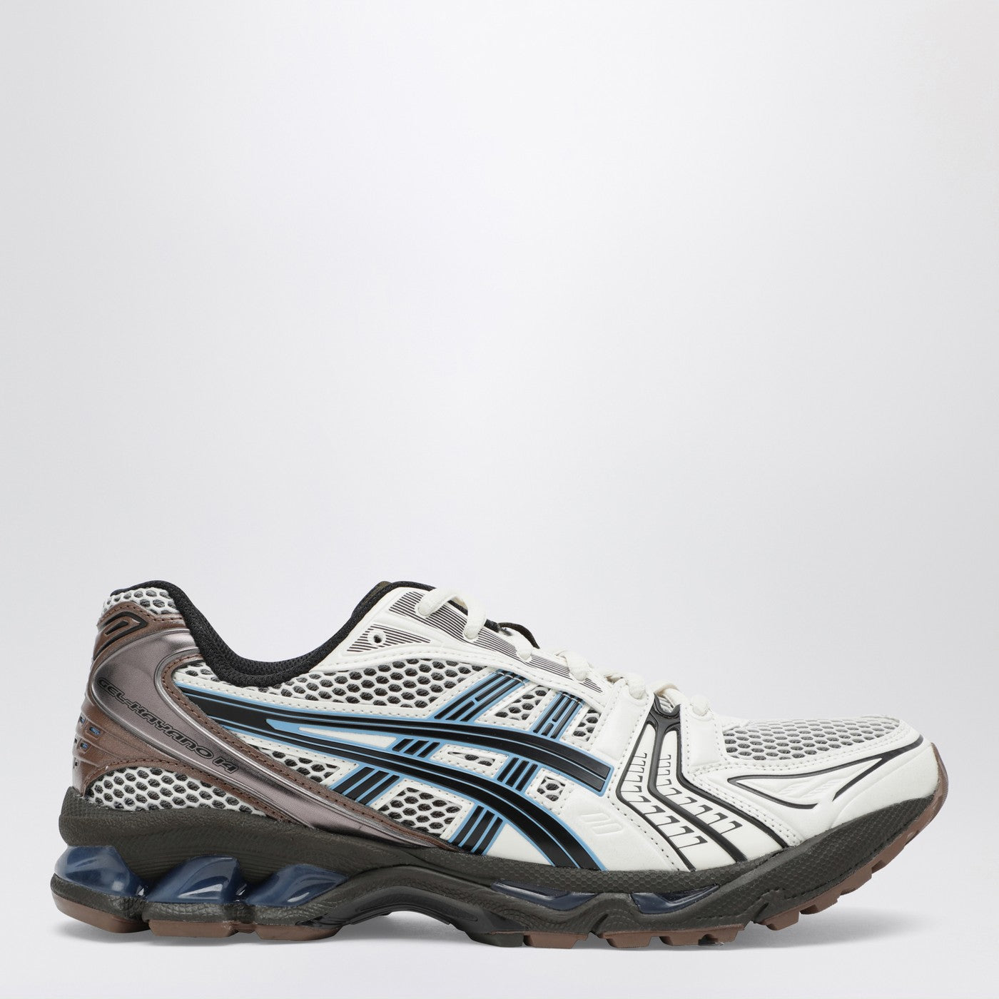 Gel-Kayano 14 sneakers in Cream/Blue Coast
