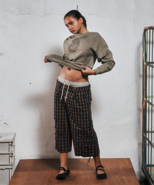 FINGERPRINT SLUB LS TEE OLIVE