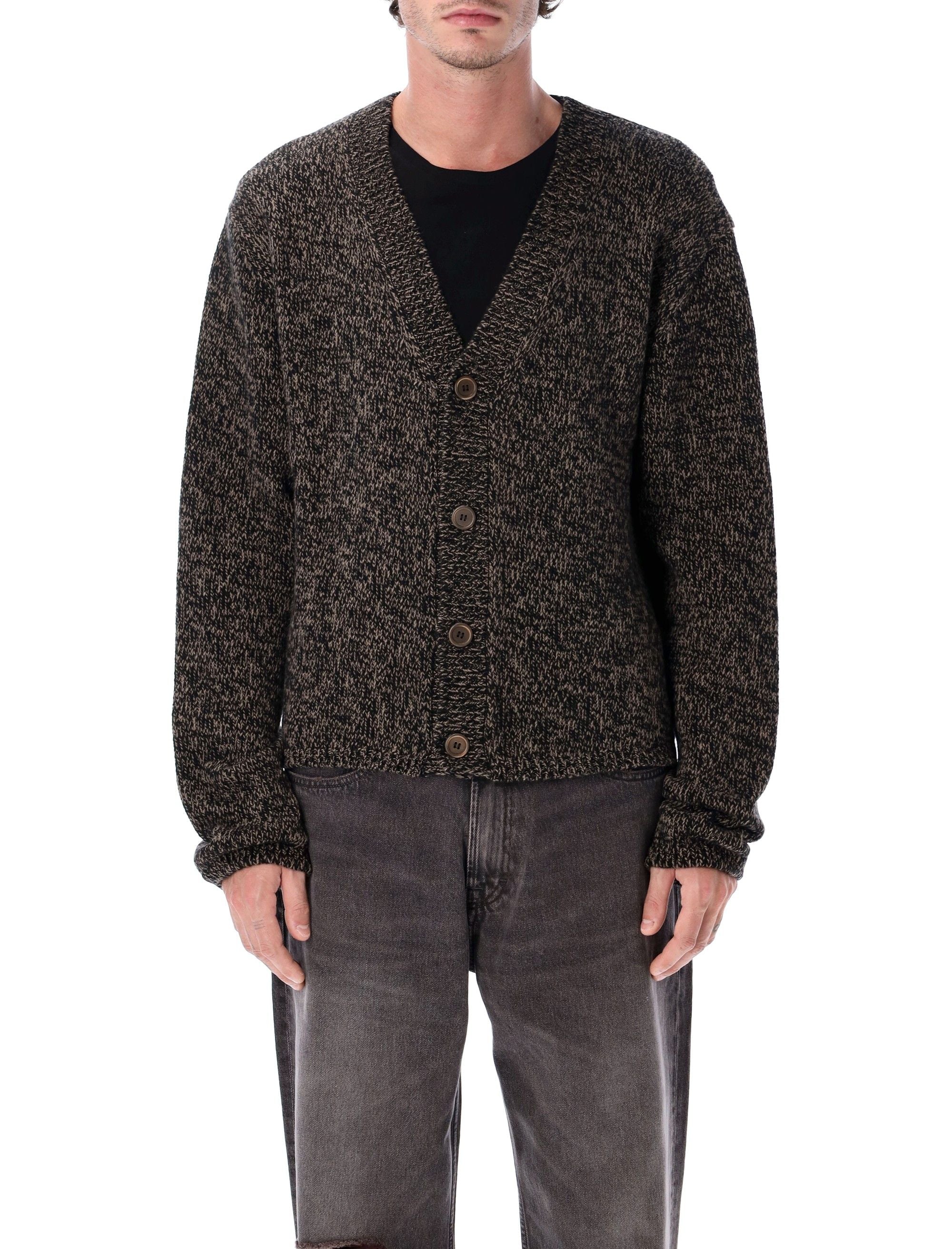 Bear Twist Mouline Wool Cardigan
