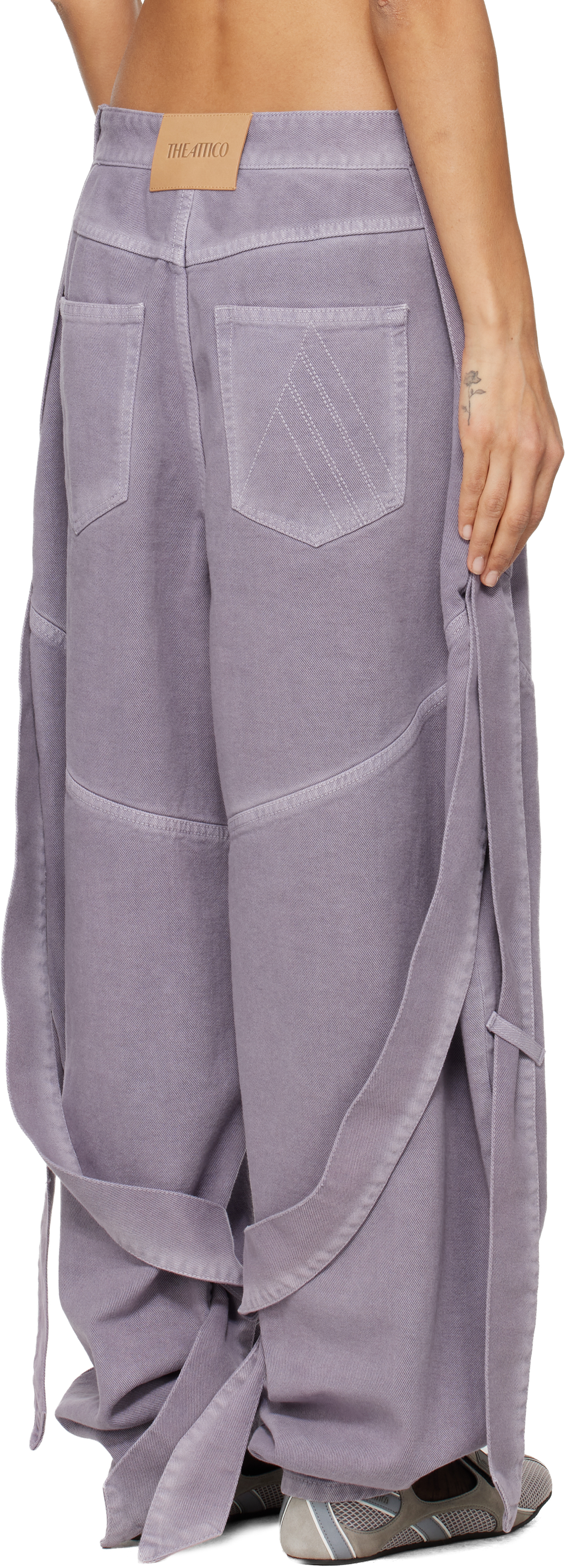 Purple Long Jeans