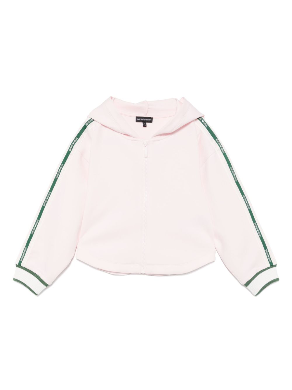 Emporio Armani Kids zip-up hoodie - Pink