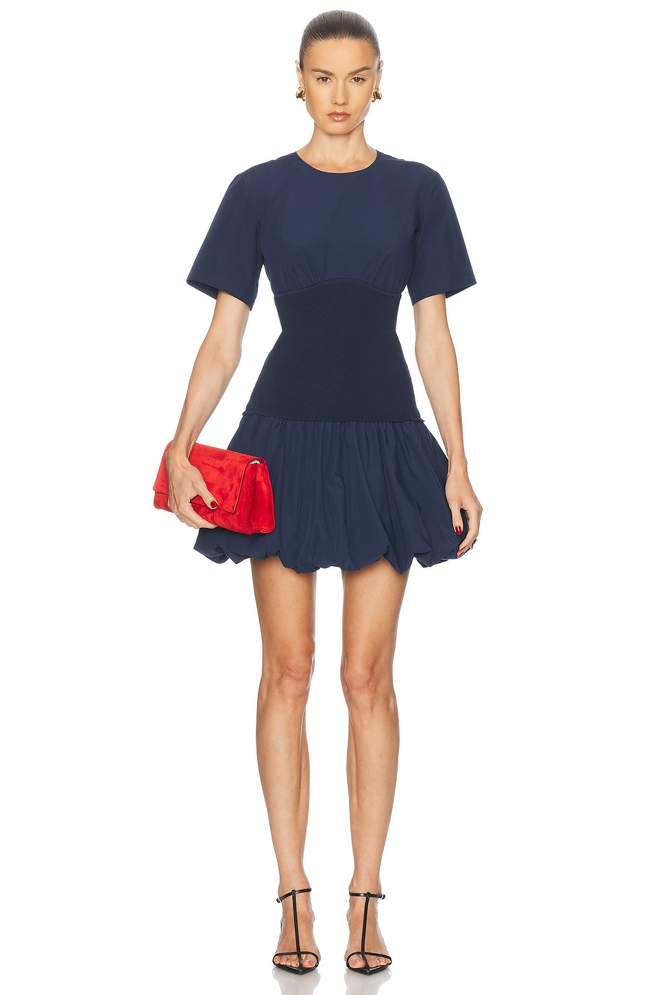 SIMKHAI Libbie Mini Dress in Midnight - Navy. XS also in