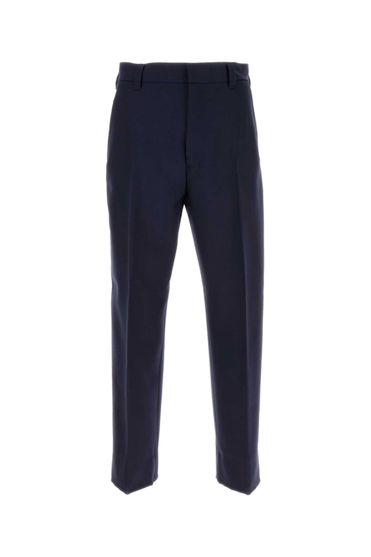Navy Blue Wool Pant