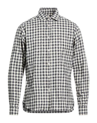 Man Shirt Grey Size 17 Cotton