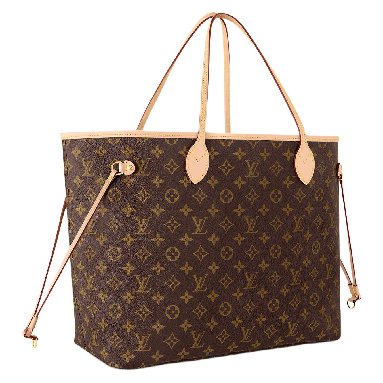 (WMNS) Neverfull GM Monogram Canvas Handbag 'Brown'