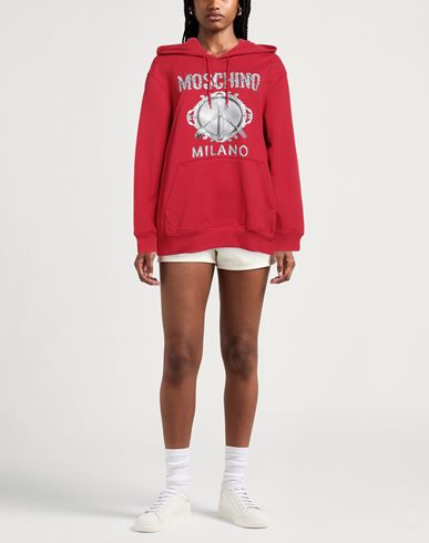 Couture Woman Sweatshirt Red Size 10 Organic cotton