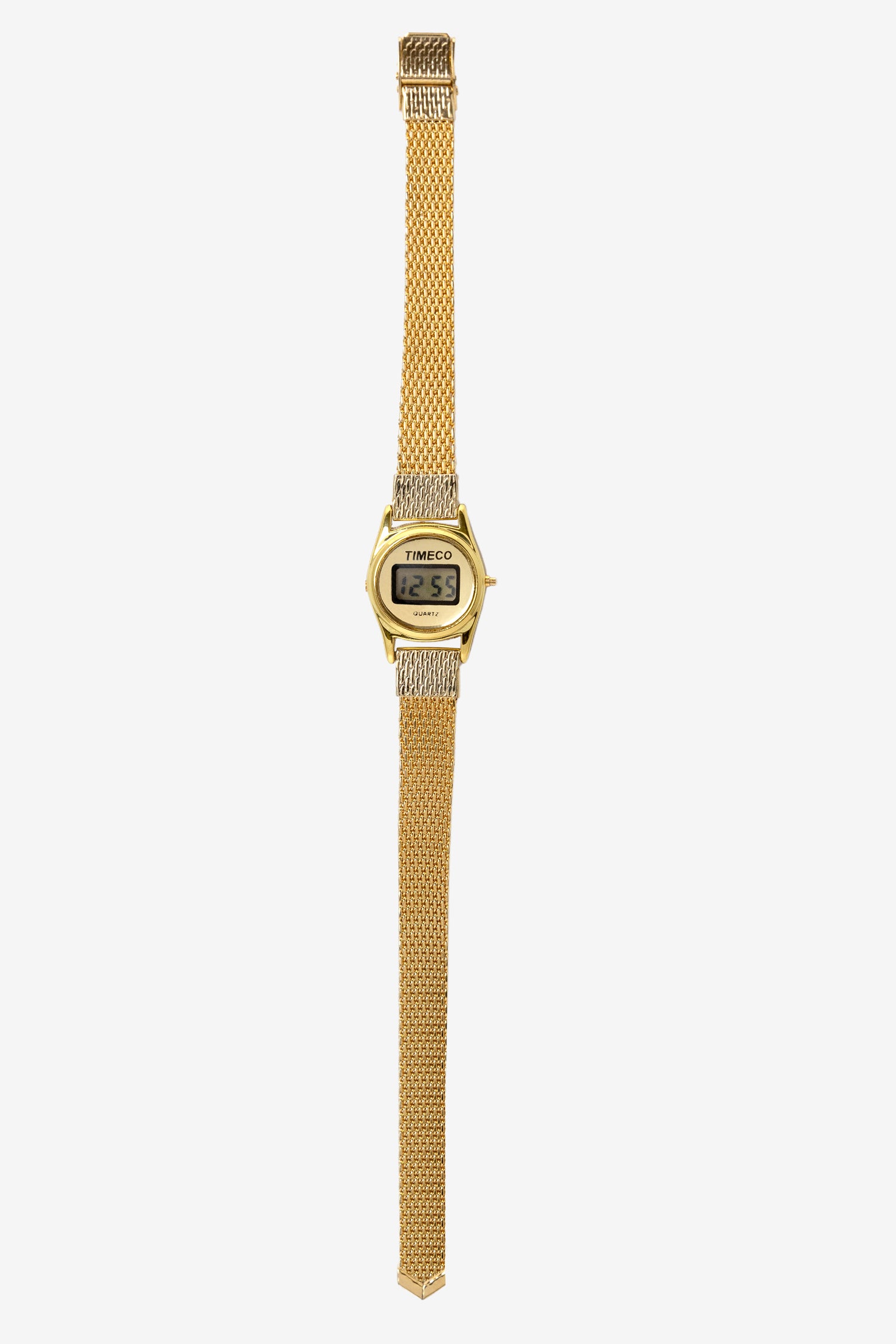 WCHRA66 - Tiny Circle Metal Mesh Luxury Watch - Gold / O