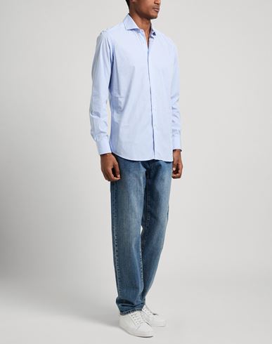 Man Shirt Light blue Size 17 ¾ Cotton