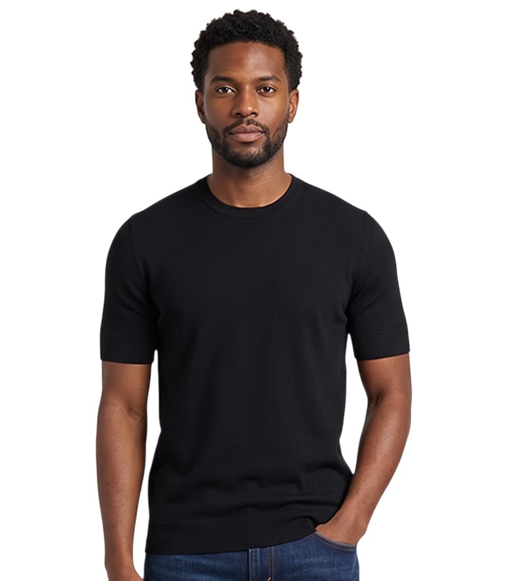 Black Crew Neck T-Shirt