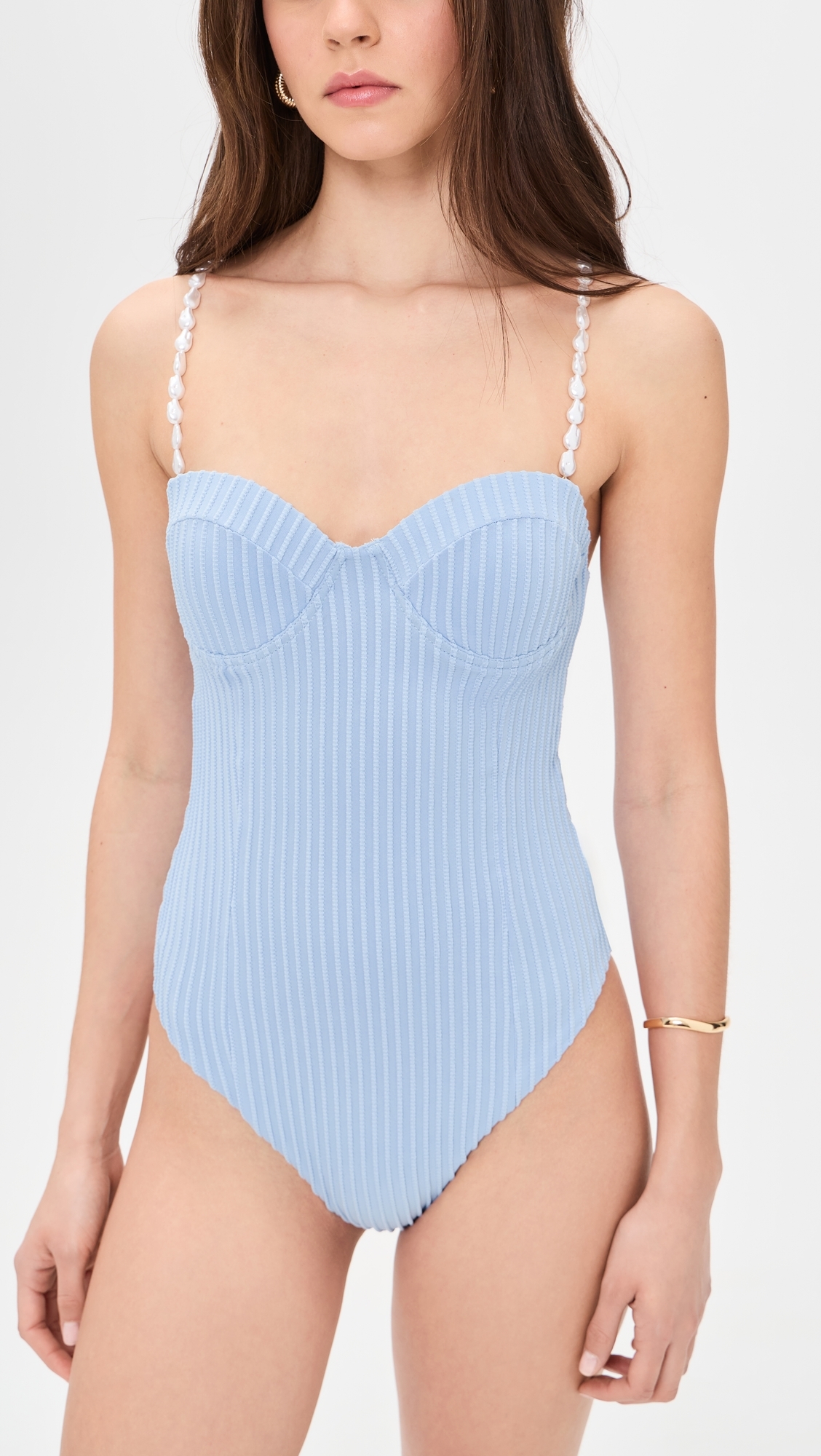 Mare One-Piece Swimsuit Shell Sky